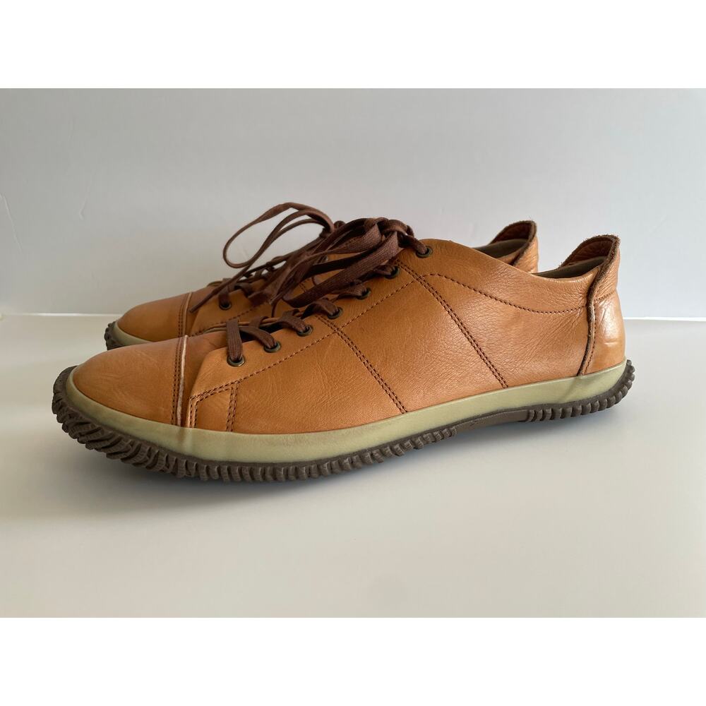 Spingle Move SPM-272 Tan Leather Sneakers Made in Japan Men’s 9.5 LL